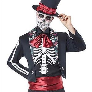 Adult Dia De Los Muertos Halloween Costume XL